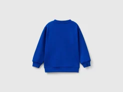 Crew neck sweatshirt with print