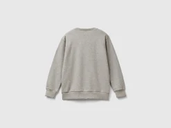 Crew neck sweatshirt with print