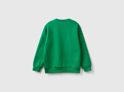 Crew neck sweatshirt with print
