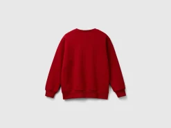 Crew neck sweatshirt with print