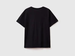Crew neck t-shirt in slub cotton