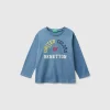 Crew neck t-shirt in warm organic cotton