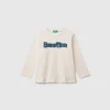 Crew neck t-shirt in warm organic cotton