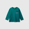 Crew neck t-shirt in warm organic cotton