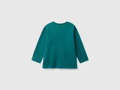 Crew neck t-shirt in warm organic cotton