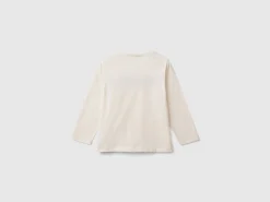 Crew neck t-shirt in warm organic cotton