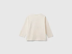 Crew neck t-shirt in warm organic cotton