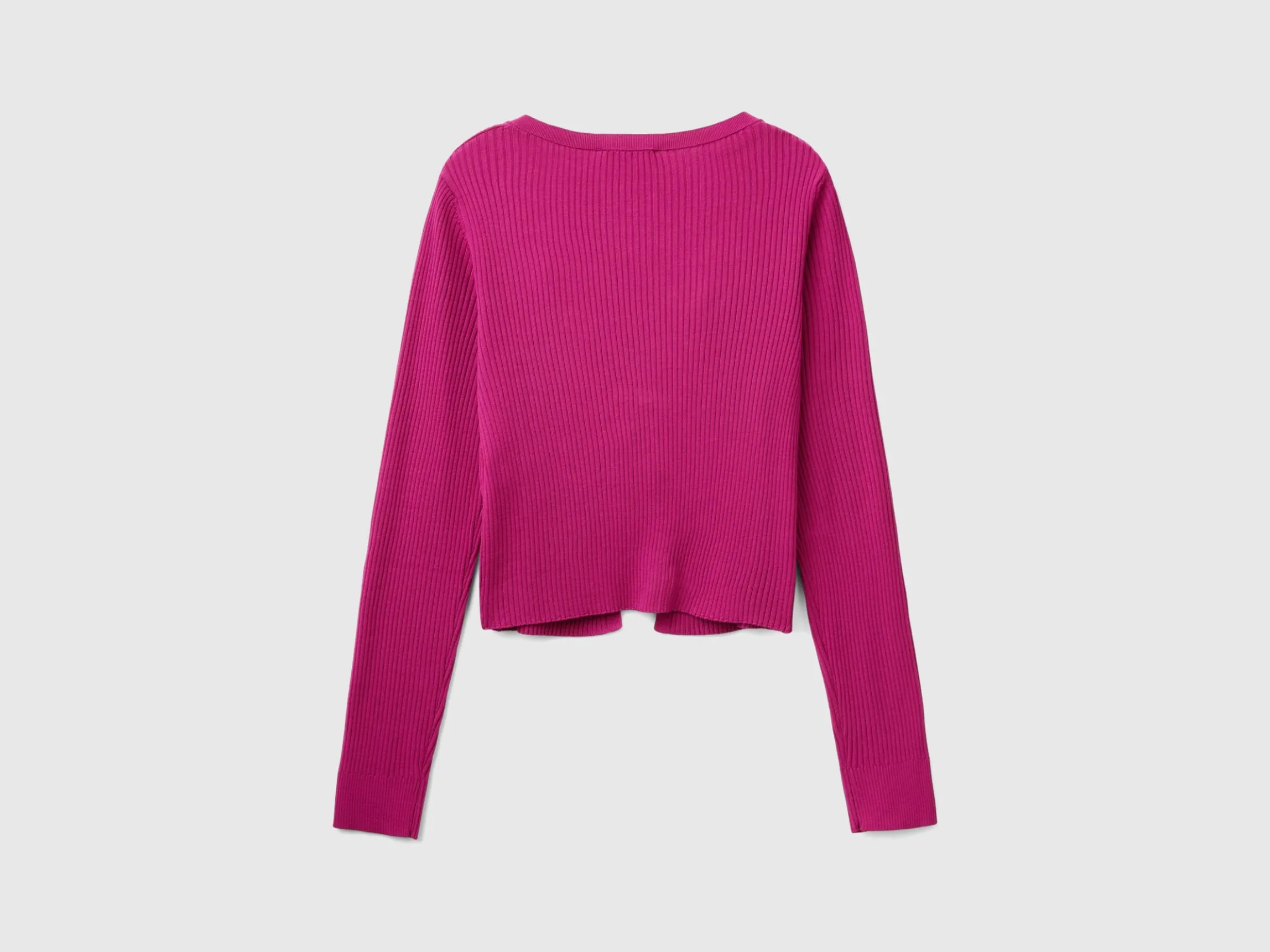 Cropped cardigan with laces