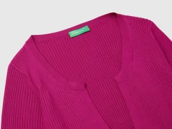Cropped cardigan with laces