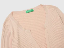 Cropped cardigan with laces