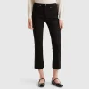 Cropped jeans in recycled cotton