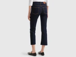 Cropped jeans in recycled cotton