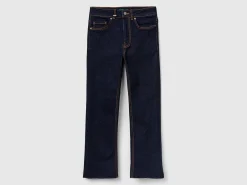 Cropped jeans in recycled cotton
