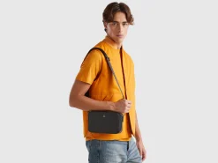 Crossbody bag in imitation leather