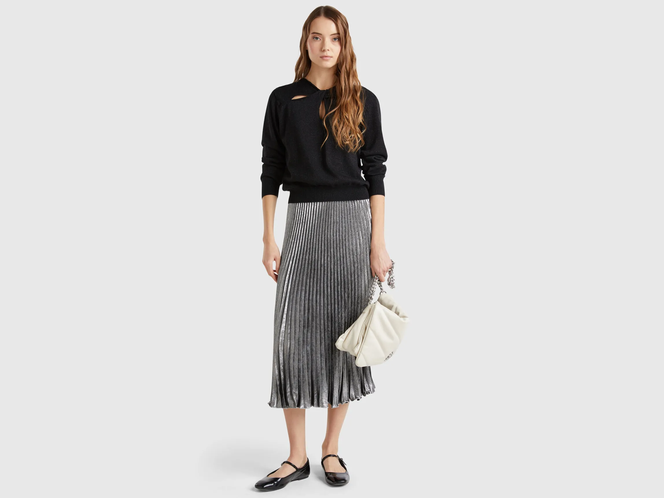 Cut out top with lurex