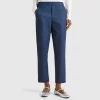 Dark blue Prince of Wales joggers