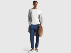 Dark blue Prince of Wales joggers