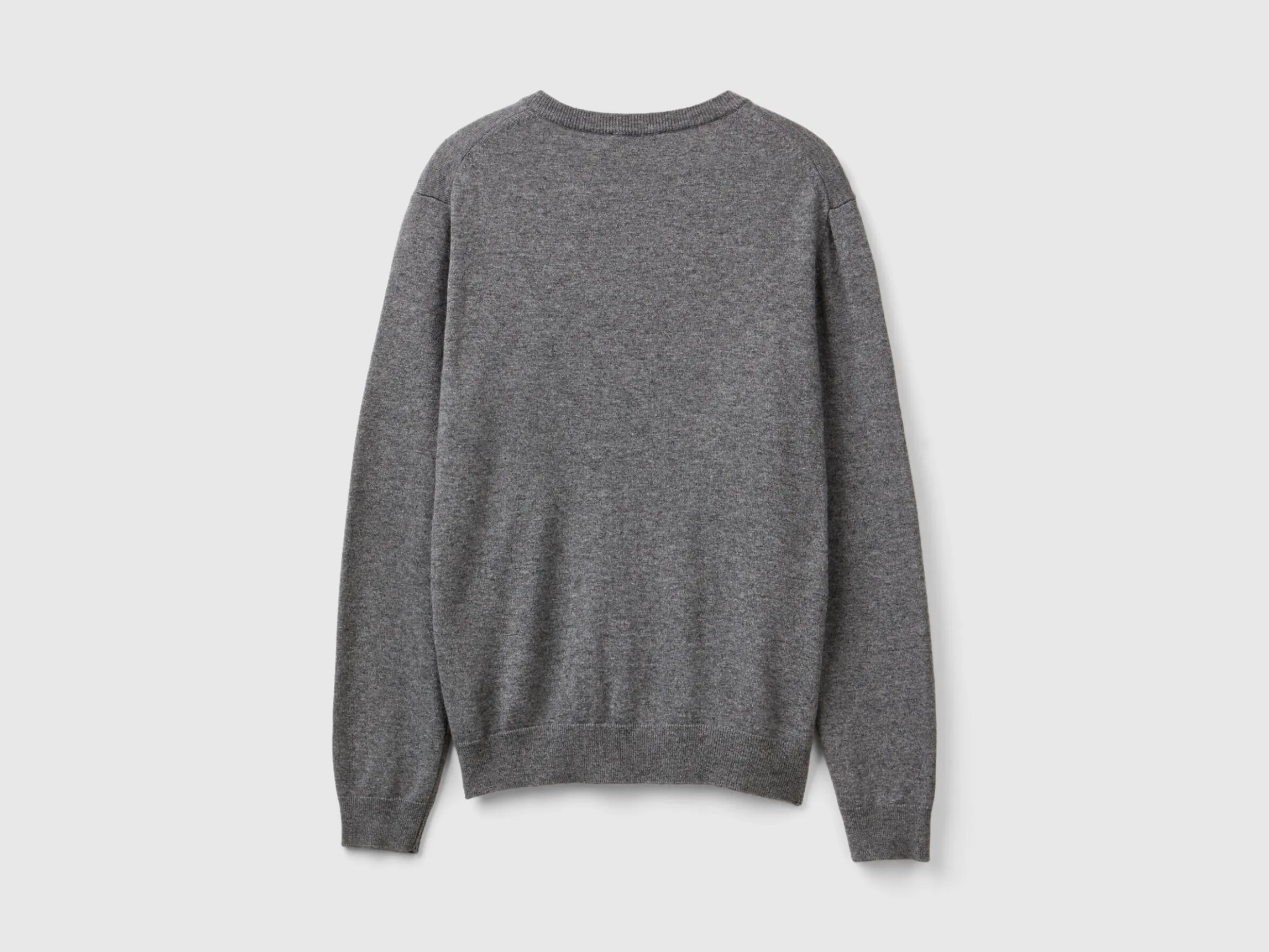 Dark gray cardigan in wool and cashmere blend