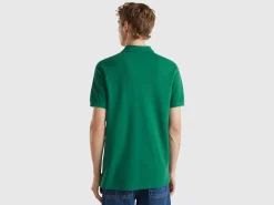Dark green regular fit polo