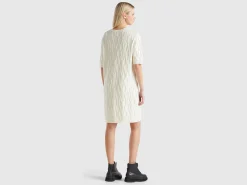Diamond knit dress