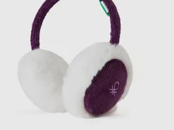 Earmuffs with synthetic fur
