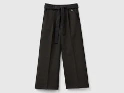 Elegant trousers with sash