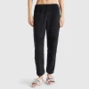 Faux fur joggers