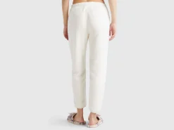 Faux fur joggers