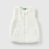 Faux fur vest