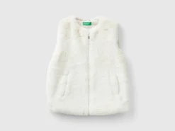 Faux fur vest