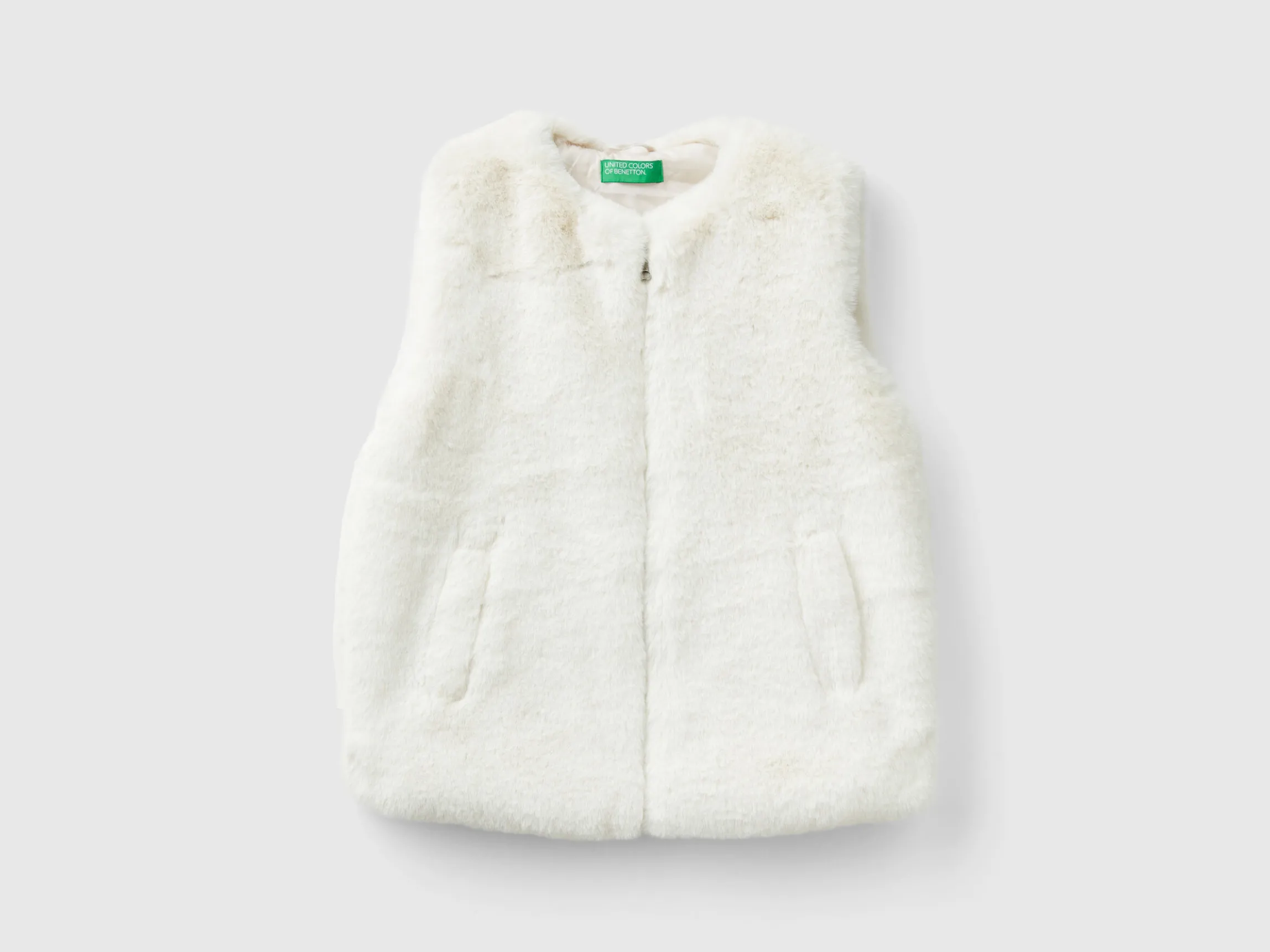 Faux fur vest