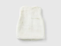 Faux fur vest