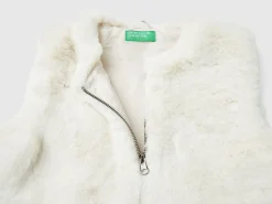 Faux fur vest