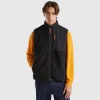 Faux fur vest in nylon