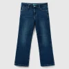 Five pocket flared jeans