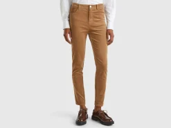 Five pocket velvet trousers
