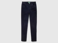 Five pocket velvet trousers