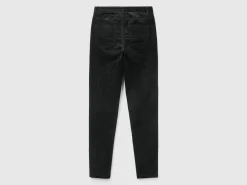 Five pocket velvet trousers