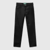 Five-pocket slim fit trousers