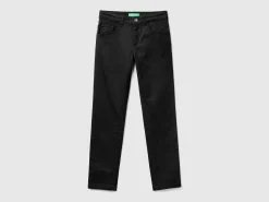 Five-pocket slim fit trousers