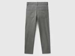 Five-pocket slim fit trousers