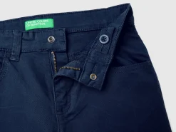 Five-pocket slim fit trousers