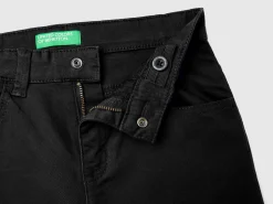 Five-pocket slim fit trousers