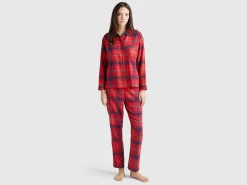 Flannel tartan pyjamas