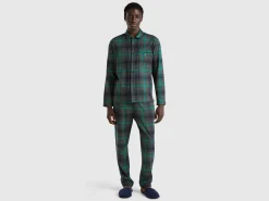 Flannel tartan pyjamas
