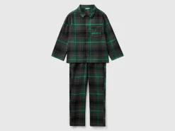 Flannel tartan pyjamas