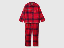Flannel tartan pyjamas