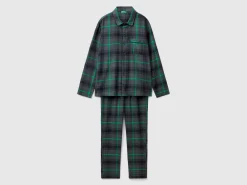 Flannel tartan pyjamas