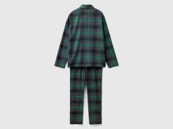 Flannel tartan pyjamas