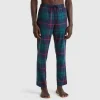 Flannel tartan trousers